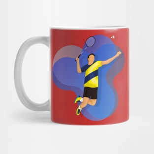 Badminton Player Mug